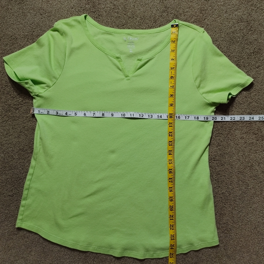 CHICO'S Split Neck Tee - Picture 5 of 6